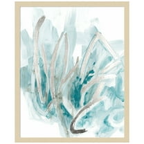 Amanti Art Embellished Aquatic Energy II Wood Framed Wall Art Print