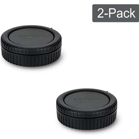 Rear Lens Cap & Body Cap Cover Fit for Canon RF Mount for Canon EOS R Replaces RF Rear Lens Cap & R-F-5 Body Cap -2