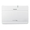 Samsung Magnetic Book Cover EFC-1G2NWEGSTA - Flip cover for tablet - white - 10.1" - for Galaxy Note 10.1, Note 10.1 LTE, Note 10.1 WiFi