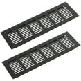 thumbnail image 3 of Grille de Ventilation en Aluminium 2 Pcs Grille de Ventilation Rectangulaire Grille de Ventilation en Alliage Grille de Ventilation Extérieure pour Ventilation, 3 of 4