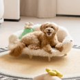thumbnail image 2 of Wewoofun Wooden Pet Bed Dog Nest Cats Dog Beds Luxury Cat Bed Pets Safety Sleeping Bed for Small Medium Dogs ShopWise Round, 2 of 6