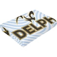 thumbnail image 6 of Adelphi University Logo Fleece Blanket, Very Soft Microfiber Flannel Blanket for Couch Warm and Cozy for All Seasons, Black, 6 of 6