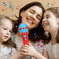 thumbnail image 4 of Kids Electronic Microphone Toy, Portable Karaoke Singing Machine, Light-Up Musical Early Education, Voice Recording Pretend Play, Child Development Entertainment, 4 of 6