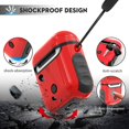 thumbnail image 2 of Coque pour Airpods, ORETech Hybride Robuste 2 en 1 Antichoc Coque de Protection Complète PC Dur+silicone Souple, 2 of 4