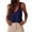 352#Blue, variant on Women's Summer V Neck Knit Sweater Tank Tops Casual Loose Fit Sleeveless Camisole Blouses White XL