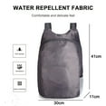thumbnail image 5 of Ultra Lightweight Foldable Backpack Small Hiking Rucksack Ultralight Water Resistant Travel Packable Daypack-Gray, 5 of 5