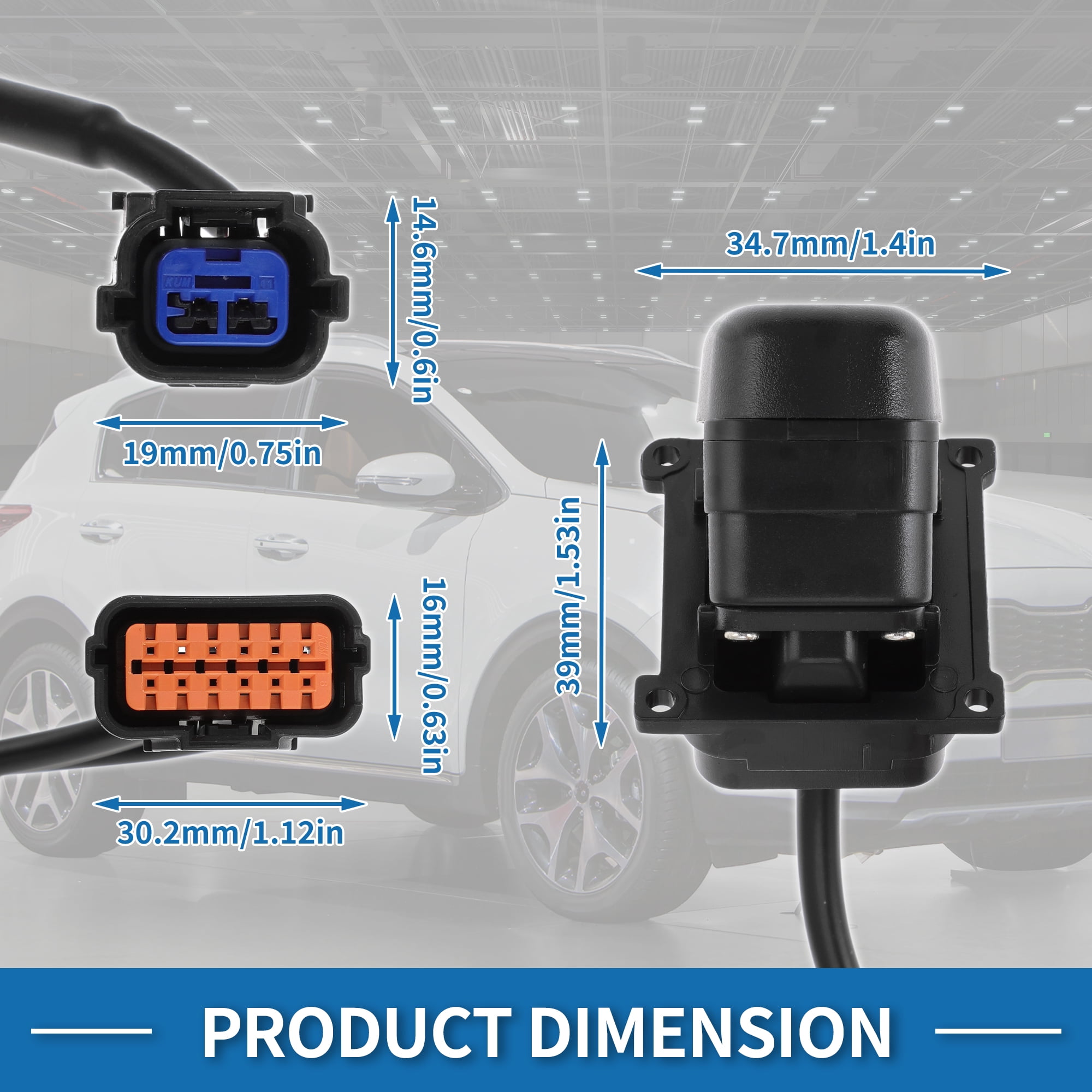 Unique Bargains Rear View Camera for Kia Sportage EX LX SX Turbo 2017 2018 2019