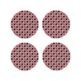 thumbnail image 1 of Vsdgher Playing Cards Print Leather Coasters for Drinks, Durable Drink Coasters 4 Set for Tabletop Protection, Luxurious Home Décor and Housewarming Gift-Round Shape, 1 of 6