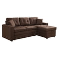 Milton Greens Stars Darwin Sectional Sofa with Storage and Pull Out Bed