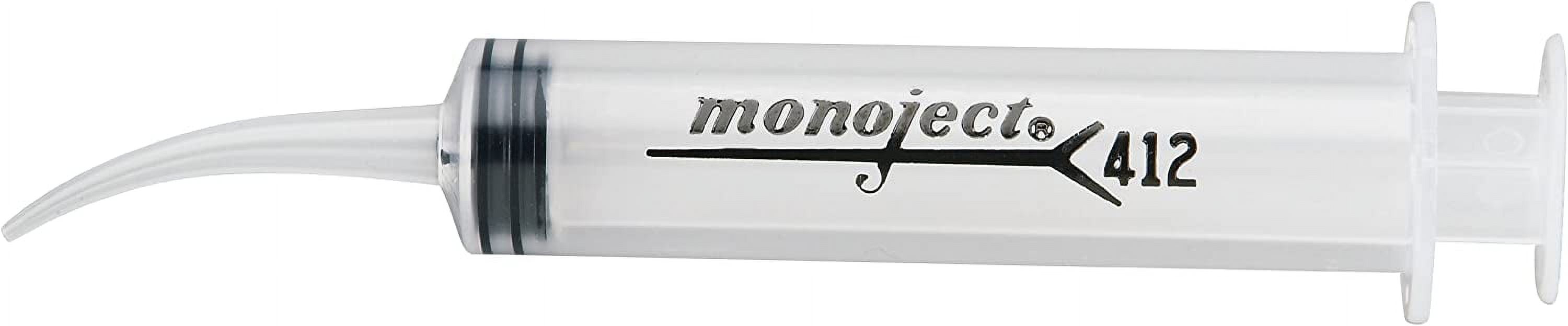 Monoject Curved Tip Irrigation Syringe 12 mL