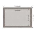 thumbnail image 4 of Amanti Art Grey Cork Board Wood Framed Regis Barnwood Grey Bulletin Board 41 in. x 29 in., 4 of 8