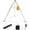 Black rope | 2-pack, variant on 2 Pack Retractable Belt Stanchions - Crowd Control Queue Posts with 6.5FT Belts for Airport Store and Event Line Management