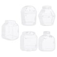 thumbnail image 1 of Marcadores de Flores Secas Transparentes Uxcell, Paquete de 20 Stickers de Plantas Presionadas Claras en Botella de Deseos, 5 Formas, 1 of 5