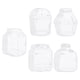 thumbnail image 1 of Marcadores de Flores Secas Transparentes Uxcell, Paquete de 20 Stickers de Plantas Presionadas Claras en Botella de Deseos, 5 Formas, 1 of 5