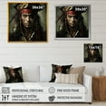 thumbnail image 4 of Designart Portrait Of Pirate Canvas Wall Art, 4 of 5