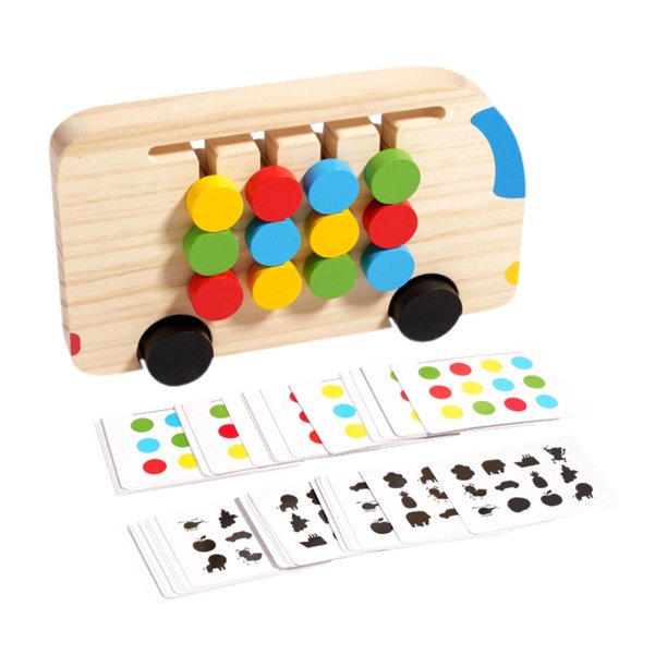Rompecabezas de juguete Montessori para niños, rompecabezas de combinación de colores, rompecabezas de diapositivas, rompecabezas de combinación de