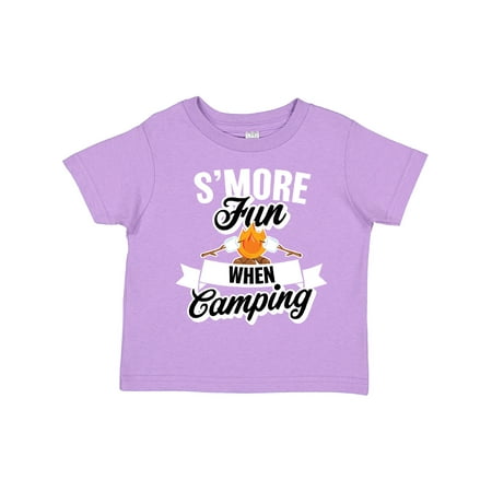 

Inktastic S more Fun When Camping with Campfire Boys or Girls Toddler T-Shirt