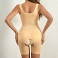 thumbnail image 6 of TMOYZQ Women's Sleeveless Seamless Shapewear Bodysuits One-Piece Open Crotch Body Shaper Tummy Control High Waisted Full Body Shaper, 6 of 7