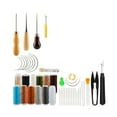 thumbnail image 2 of Baohd Craft Tool Leather Set Repair Kit Reusable Professional Outdoor Indoor Grinding Stirring Flat Line Cord Thread, 2 of 6