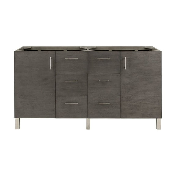 James Martin Vanities 850-V60d Metropolitan 60" Double Free Standing Or Wall Mounted /