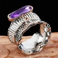 thumbnail image 6 of WBQF Elegant Women 925 Silver Plated Cubic Zircon Ring Jewelry Wedding Gift Sz 6-10-Style_6-5, 6 of 6
