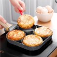thumbnail image 4 of pitrice Egg Cooker Frying Pan 4-Cups Non-stick Fried Egg Cooker Omelette Pan, 4 of 6