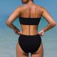 thumbnail image 5 of Gibobby Conjunto de bikini para mujer Nuevo traje de baño de mujer Split negro Patchwork Bikini Bikini(Negro,XL), 5 of 5