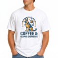 thumbnail image 2 of Coffee and German Shepherds T-Shirt – Funny Dog Lover Theme – Dog Mom Gift, 2 of 6