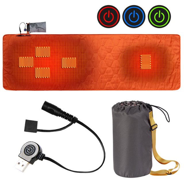 TFixol Outdoor USB Calentamiento Slapen Mat Aislamiento Camping Calentamiento Slapen Matras