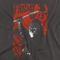 thumbnail image 2 of Friday The 13Th Jason Lives Women's T Shirt, Charcoal, Large, 2 of 6