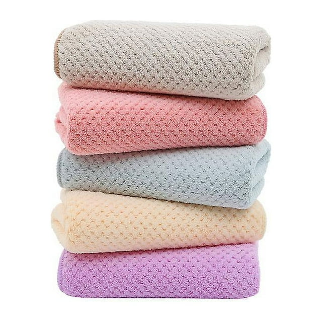 5 toallas de baño.