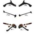 thumbnail image 1 of Kit de Bras de Commande de Suspension avant et Assemblage de Rotule de Direction (8 Pcs) pour Voiture Hyundai Sonata GL GLS 13.82 Pouces Centre à Longueur Côté Gauche Droit (Conducteur Passager) K72-100684, 1 of 2