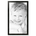 thumbnail image 2 of ArtToFrames 23" x 40" Honors Black with Silver Picture Frame, 23x40 inch Black Wood Poster Frame (WOM-5157),  Pack, 2 of 7