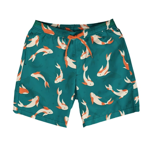 Bañador con estampado 3D de piña para hombre, pantalones cortos de playa, bañador Masculino Fivean unisex