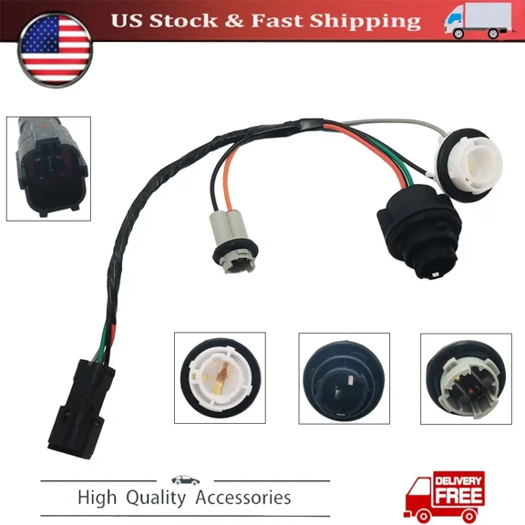 Aniceparthy For 2018-20 Ford F150 L   R Halogen To LED Taillight Harness Conversion Adapter