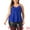 Royal Blue, variant on Women's Plus Sequin Cami Tank Tops with Spaghetti Straps 3X Black