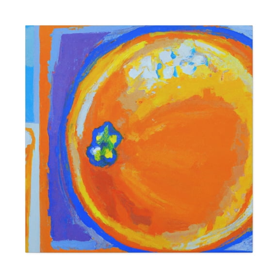 Orange Abstract Brilliance - Canvas