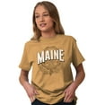 thumbnail image 4 of Maine ME Student Campus Pride Seal Men's Graphic T Shirt Tees Brisco Brands S, 4 of 6