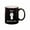 Black, variant on D&D Coffee Mug, Monk Punching Juice 11oz Ceramic Coffee Cup Teacup with Handle, Dungeons Dragons Gifts DND