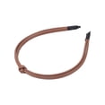 thumbnail image 1 of Bargains Únicos Diademas Delgadas para Mujeres Bandas de Cuero para el Cabello de Mujeres Accesorios de Moda para el Cabello de Mujeres Color Café, 1 of 7