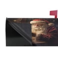 thumbnail image 4 of Ryvnso Mailbox Cover Christmas Cute Santa Claus in Snow Magnetic Mailbox Wrap Standard Size 21x18 Inch, 4 of 8