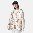 thumbnail image 3 of Yiaed Fall Squirrel Print Sun Shirts UPF 50+ Protection Hoodie Rash Guard Shirt UV Shirt Long Sleeve Fishing Outdoor Lightweightase-Medium, 3 of 5