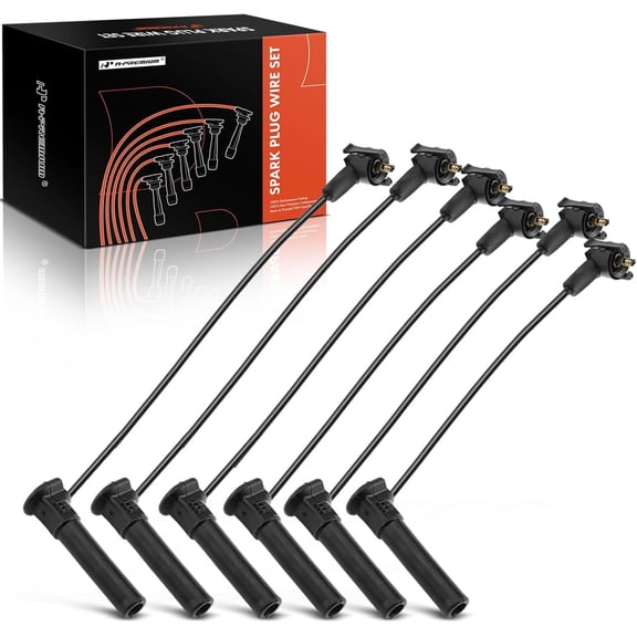 A-Premium Ignition Spark Plug Wires Set of 6 Compatible with Ford Explorer Sport 2001-2003, Explorer Sport Trac 2001-2005, Ranger 2001-2011, V6 4.0L