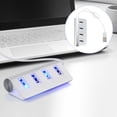 thumbnail image 3 of Daisyyozoid Wholesale High Speed USB HUB 4 Port USB 2.0 Port Portable Aluminum USB Splitter Cable For Laptop PC Tablet, 3 of 9