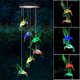 thumbnail image 1 of Wind chimes, solar powered hummingbird wind chimes for outdoor/indoor outdoor decoration, yard decorations, memorial wind chimes., 1 of 4