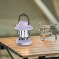 thumbnail image 7 of 2Pcs New lamp for Kids Set Portable Toddler Flashlight Convenient LED Light Rechargeable Battery Operated Outdoor Indoor Essentials Table Portable Night Light White Snail Electric Camping Lanterns, 7 of 7