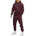 thumbnail image 2 of Akafmk Men's Tracksuits Sweatsuits for Men 2 Piece Oversized Hoodie Sweatshirt and Joggers Sweatpants Set Casual Sport Hiking Running Sweat Suits S, 2 of 5