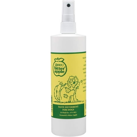 Grannick's Bitter Apple for Dogs Spray Bottle, 16 Ounces, Discourages fur biting By