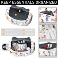 thumbnail image 4 of Women Men Gym Bag,Dachshund Sport Small Duffle Bag Spend the Night Bags for Women with Shoes Compartment Washbag,Detachable Shoulder Strap,19.7x8.3x11 Inches, 4 of 5
