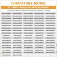 thumbnail image 4 of 2 Packs Refrigerator Freezer LED Light Bulb  for   Amana, 4 of 6